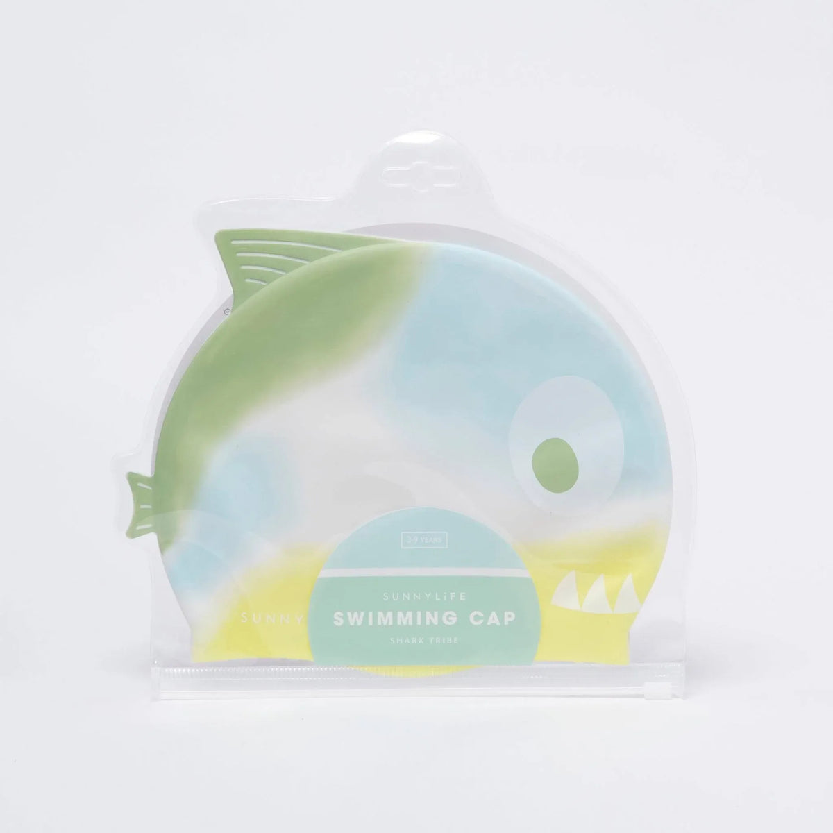 sunnylife Shark Tribe Shaped Swimming Cap - partyalacarte.co.in