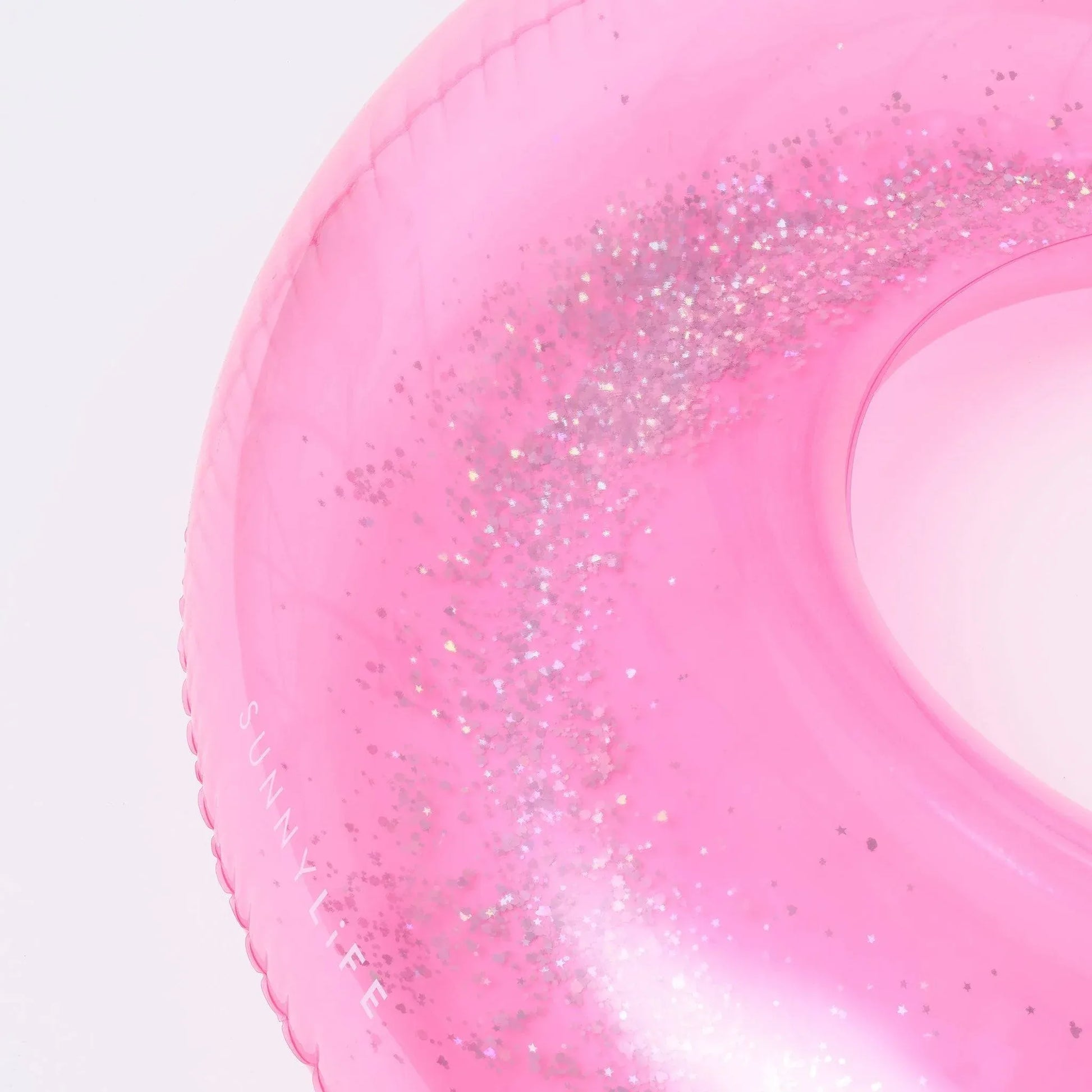 sunnylife Shell Bubblegum Luxe Pool Ring - partyalacarte.co.in