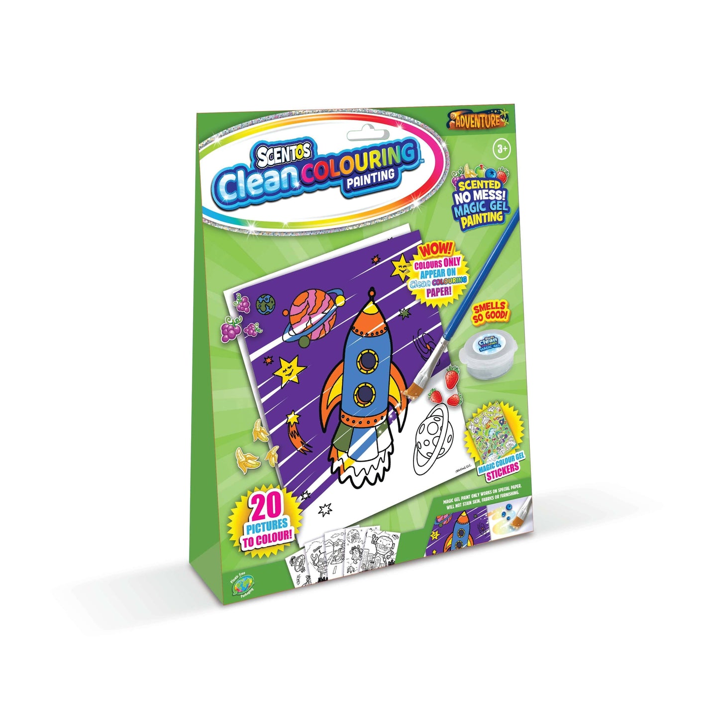 CleanColouring™ Magic Gel Painting Adventure Set
