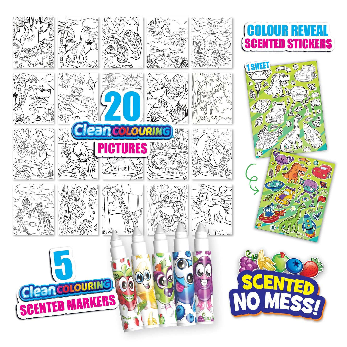 CleanColouring™ Markers Adventure Set