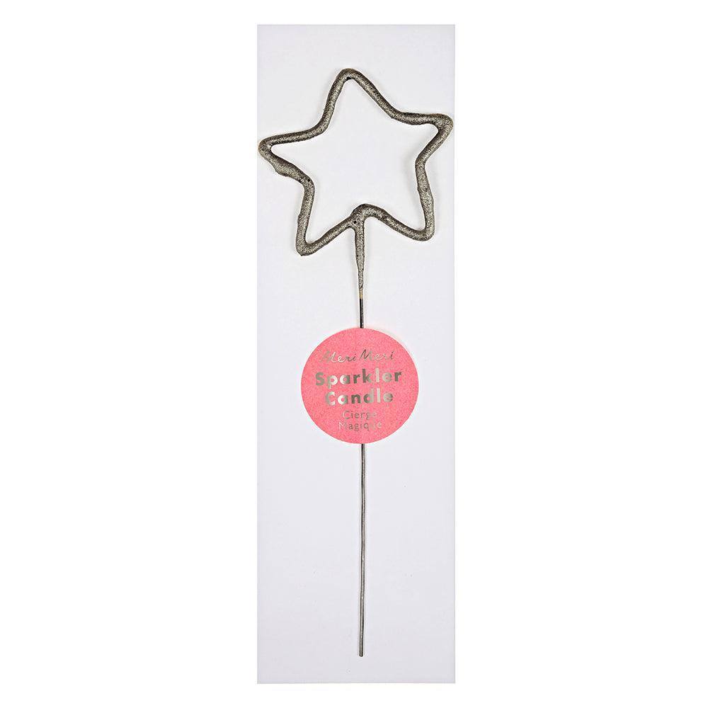 Meri Meri Silver Sparkler Number Candles - partyalacarte.co.in