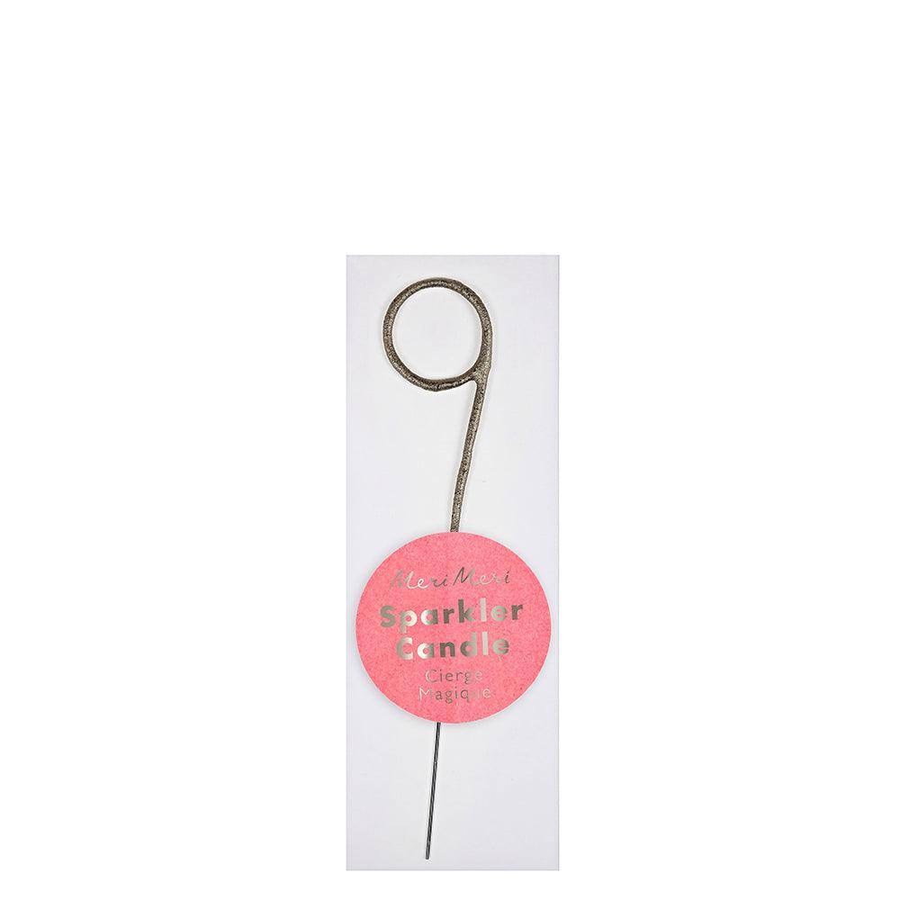 Meri Meri Silver Sparkler Number Candles - partyalacarte.co.in