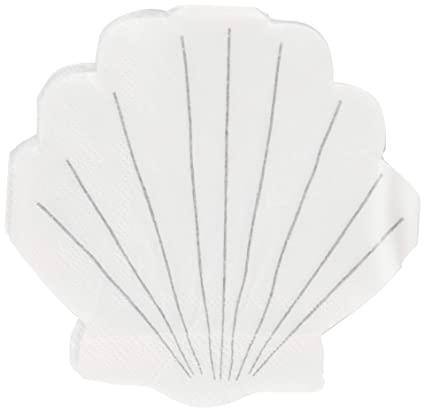 Meri Meri Small Shell Napkins (Pack of 16) - partyalacarte.co.in