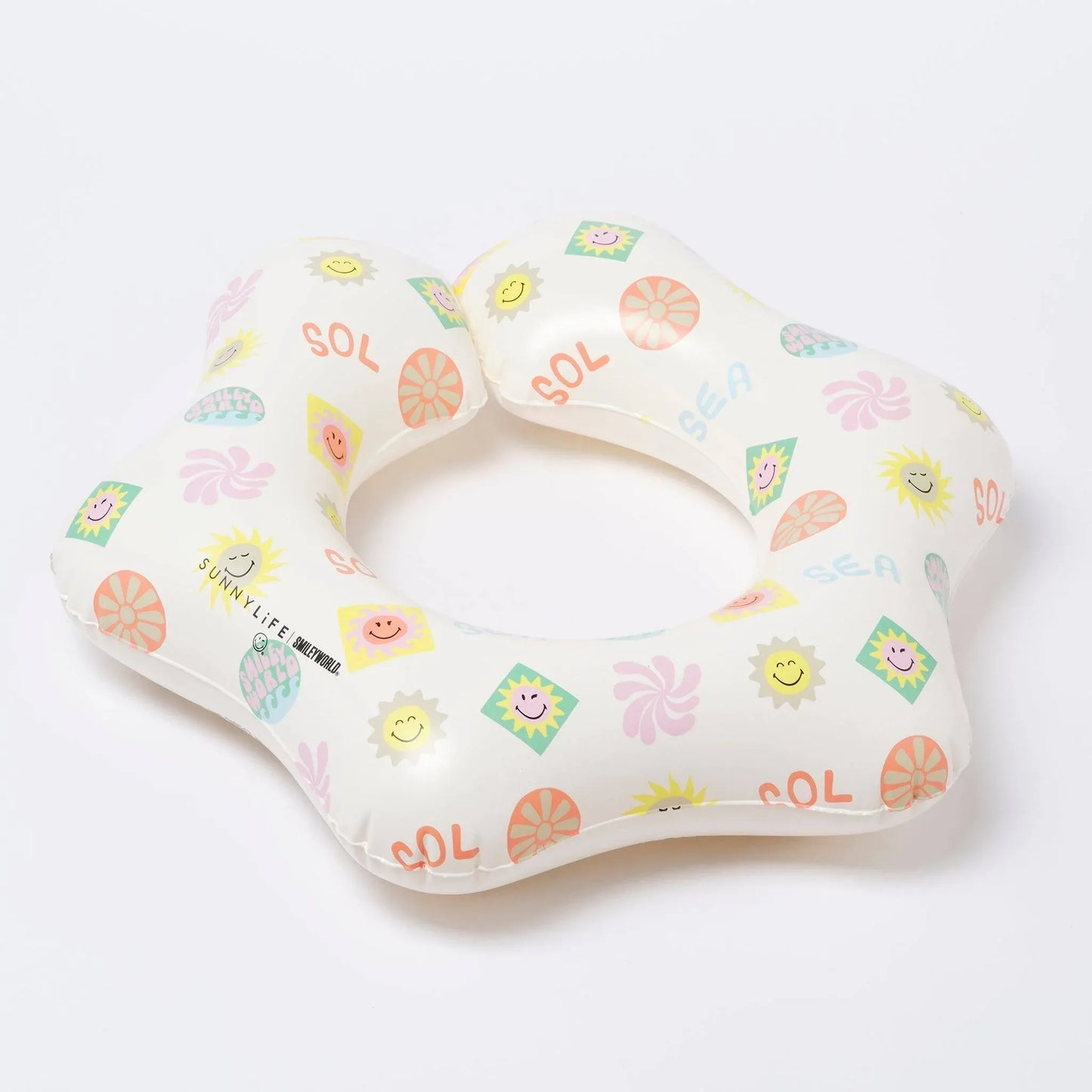 sunnylife SMILEY World Kiddy Float Ring - partyalacarte.co.in