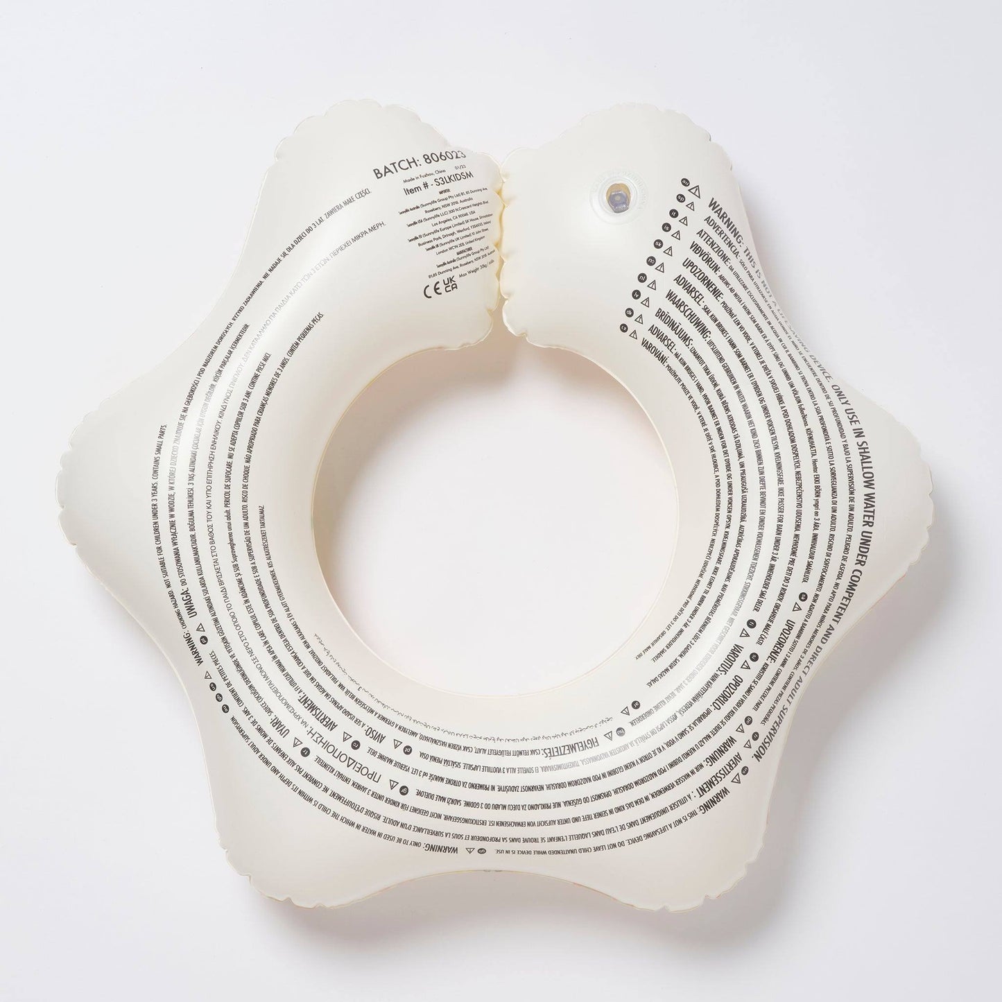 sunnylife SMILEY World Kiddy Float Ring - partyalacarte.co.in