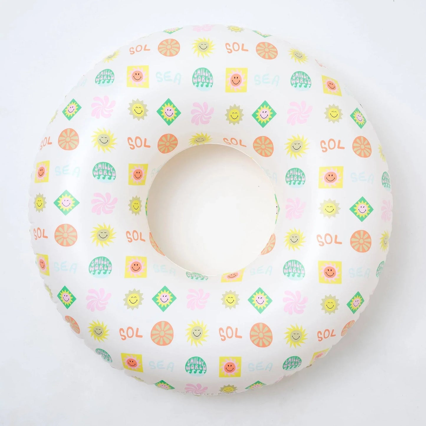 sunnylife SMILEY World Pool Ring & Ball Set - partyalacarte.co.in