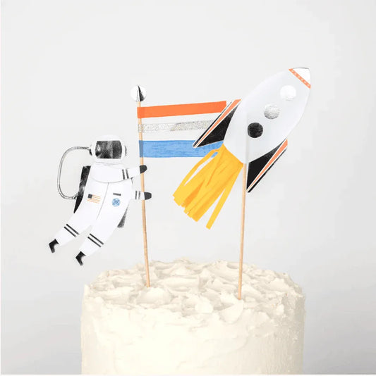 Meri Meri Space Cake Toppers (x 2) - partyalacarte.co.in