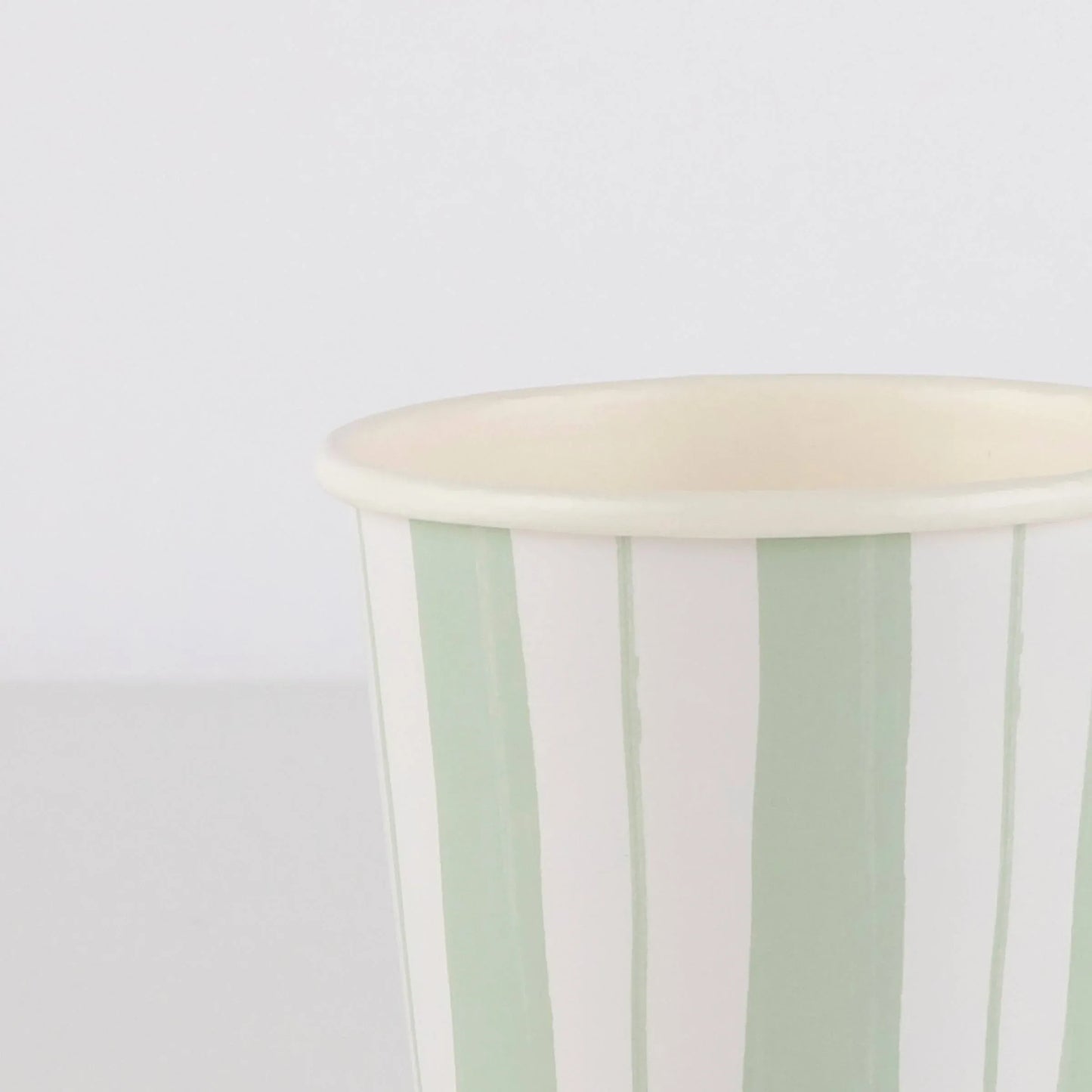 Meri Meri Ticking Stripe Cups (x 8) - partyalacarte.co.in