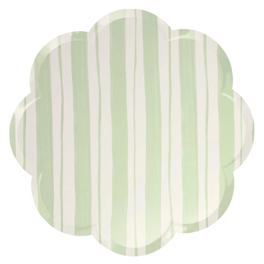 Meri Meri Ticking Stripe Dinner Plates (x 8) - partyalacarte.co.in