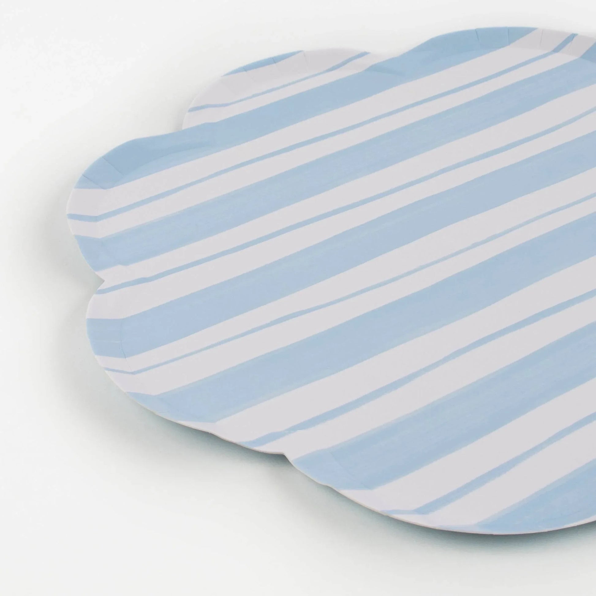 Meri Meri Ticking Stripe Dinner Plates (x 8) - partyalacarte.co.in