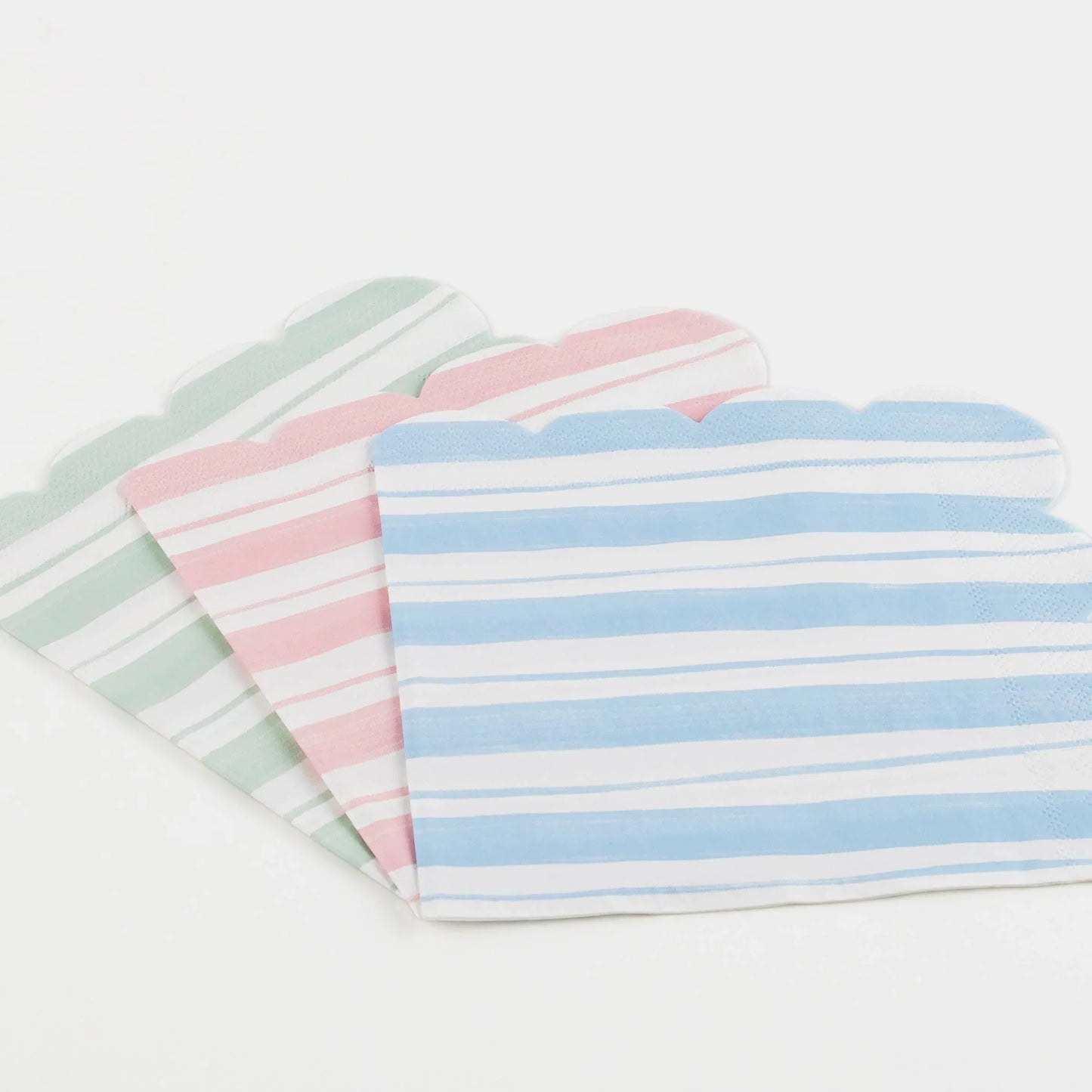 Meri Meri Ticking Stripe Small Napkins (x 16) - partyalacarte.co.in