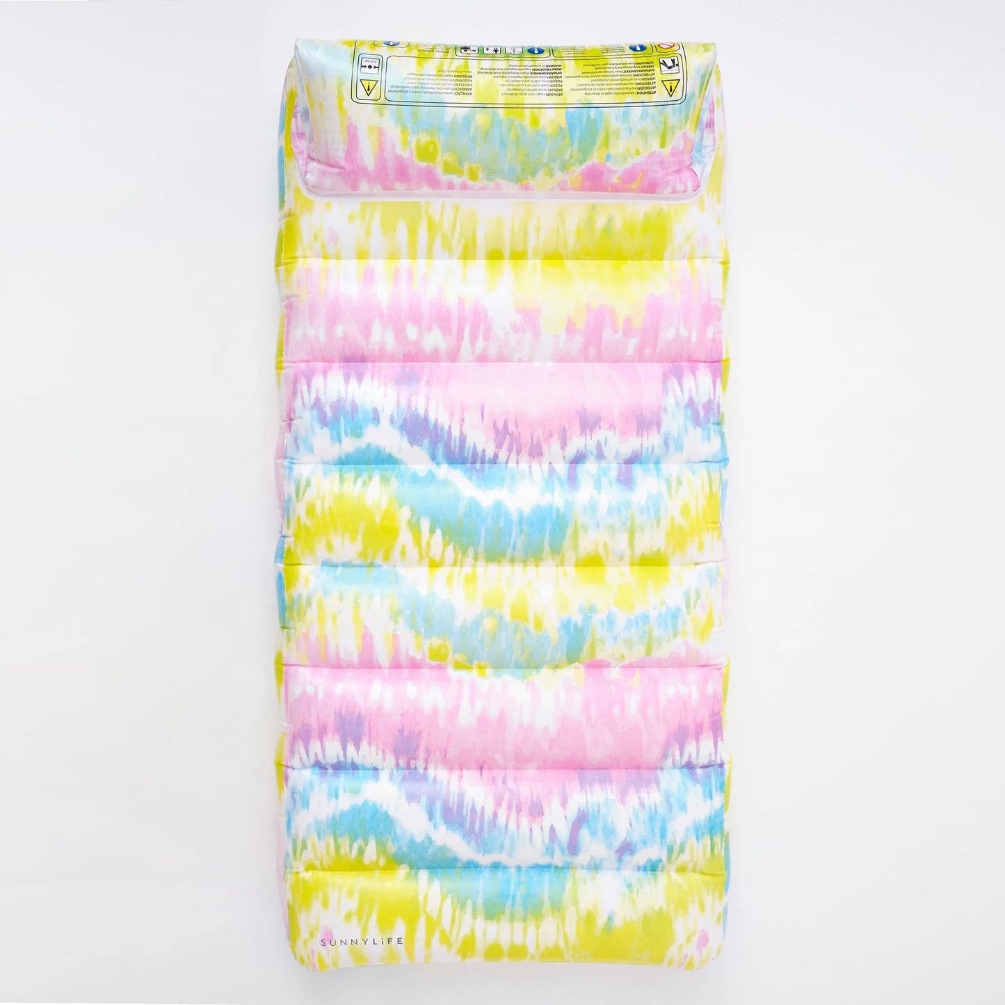 sunnylife Tie Dye Lilo Lounger - partyalacarte.co.in