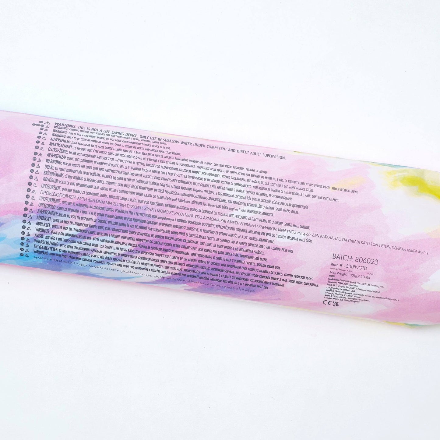 sunnylife Tie Dye Pool Noodle - partyalacarte.co.in