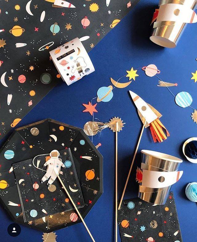 Meri Meri To The Moon Napkins - partyalacarte.co.in