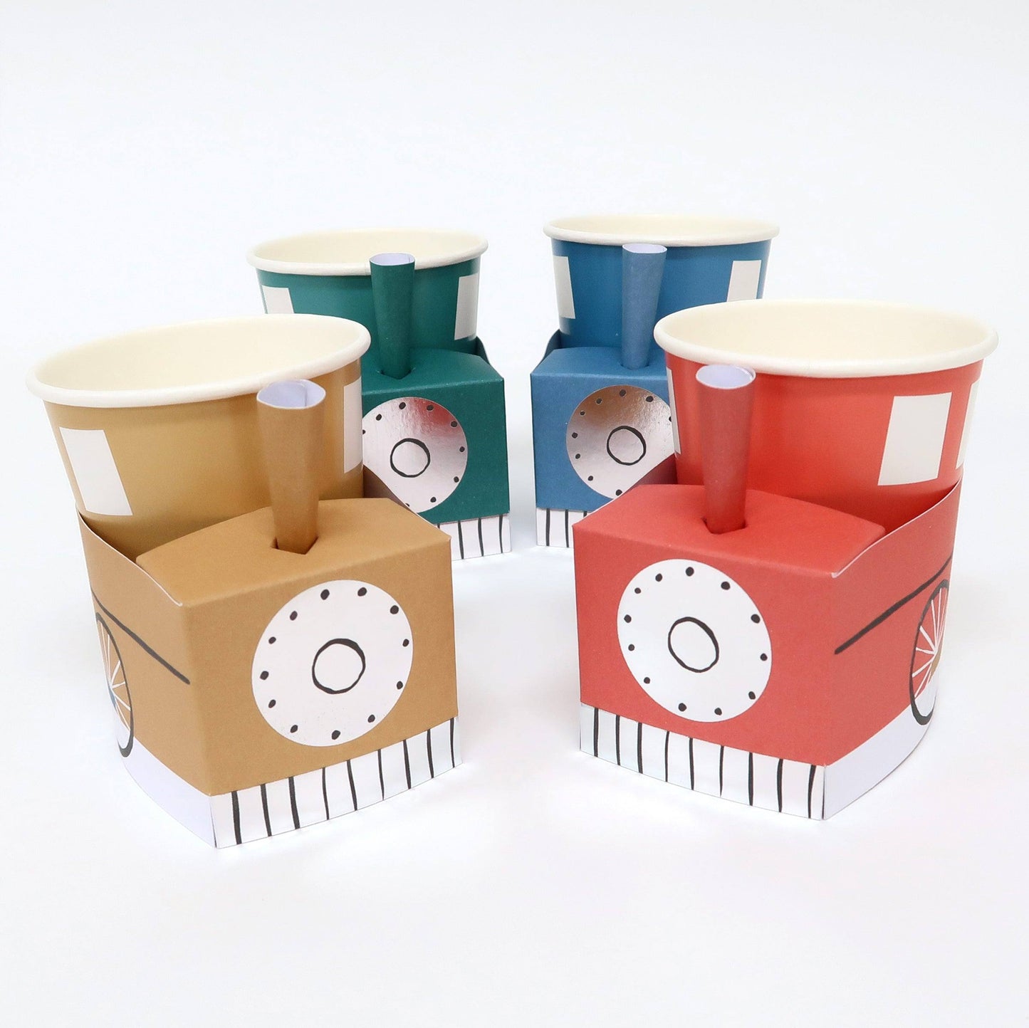 Meri Meri Train Cups (x 8) - partyalacarte.co.in