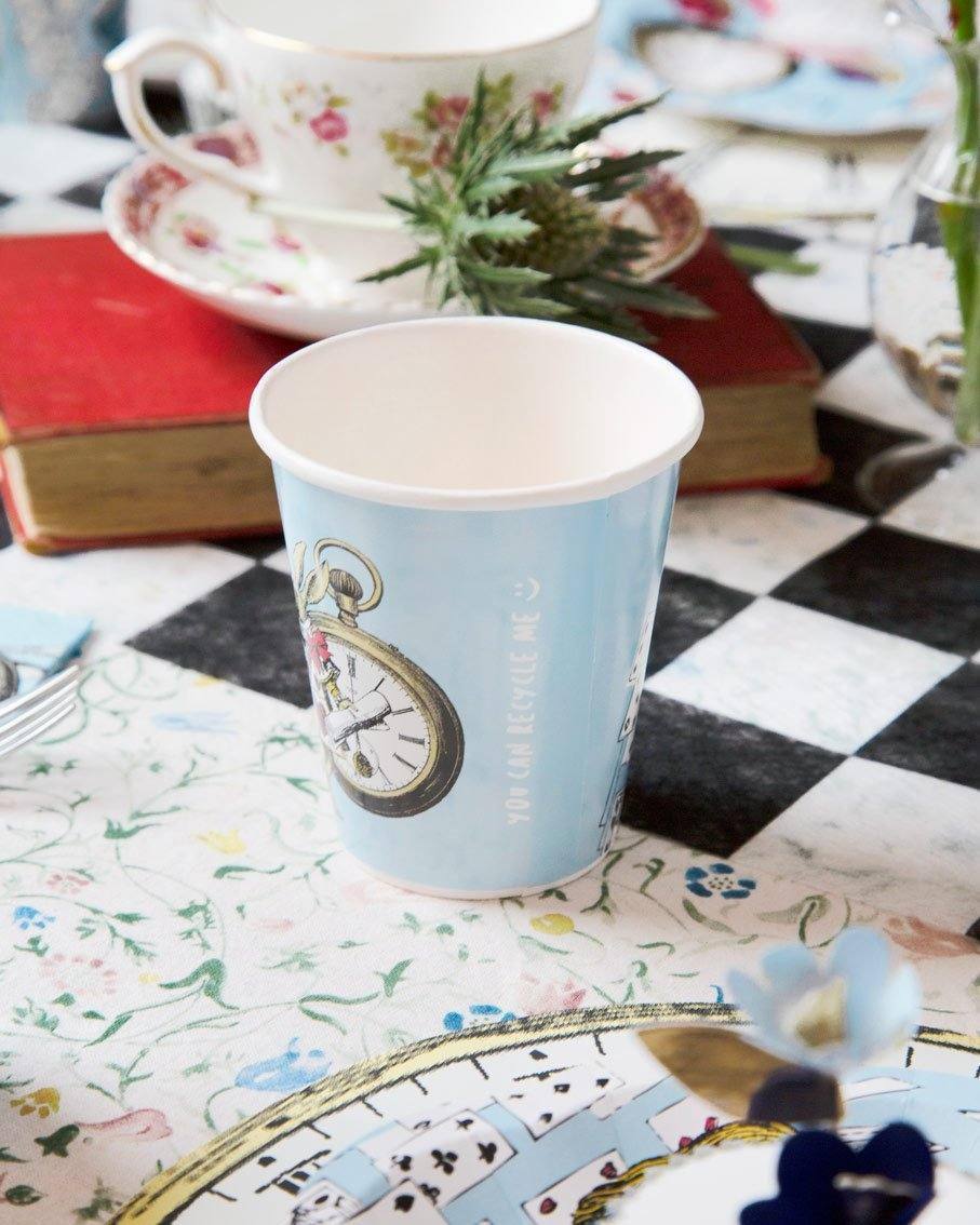 Talking Table Truly Alice Blue Cups - partyalacarte.co.in