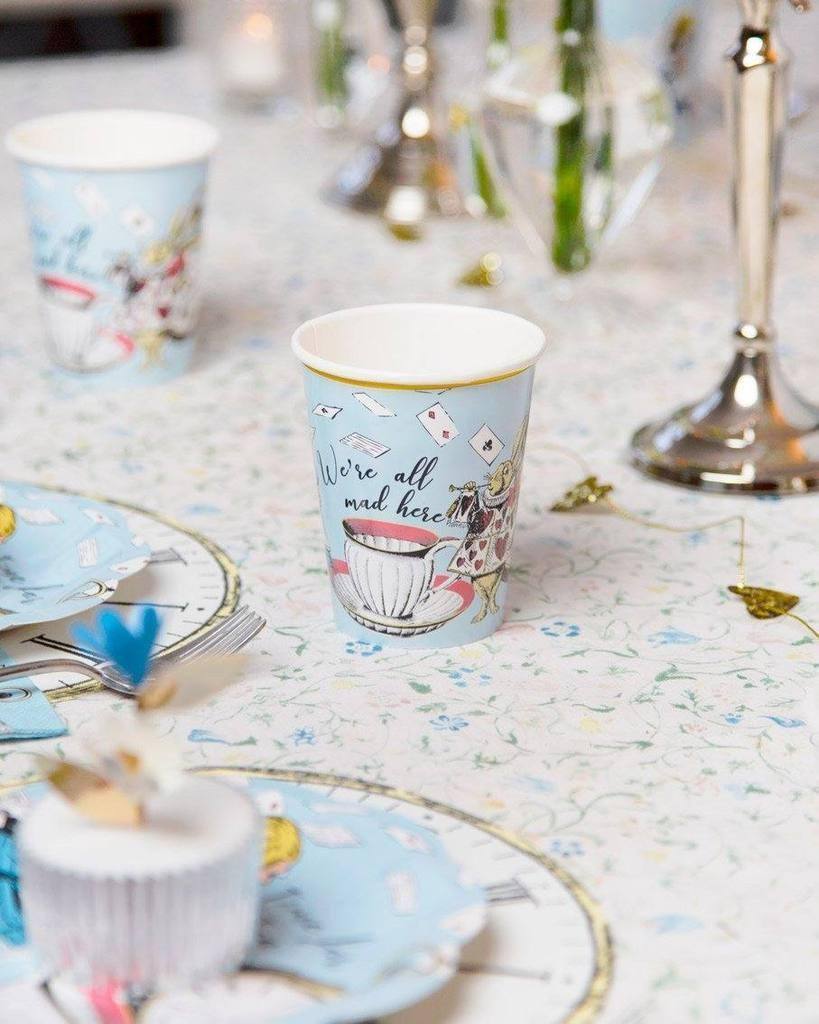 Talking Table Truly Alice Blue Cups - partyalacarte.co.in
