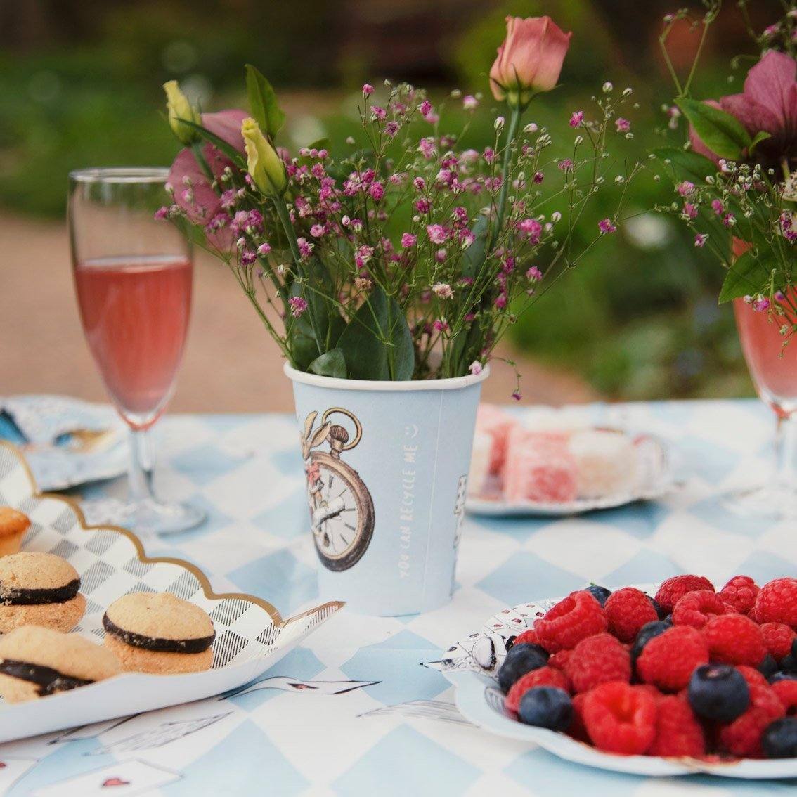 Talking Table Truly Alice Blue Cups - partyalacarte.co.in