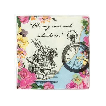 Talking Table Truly Alice Cocktail Napkins (pack of 20) - partyalacarte.co.in
