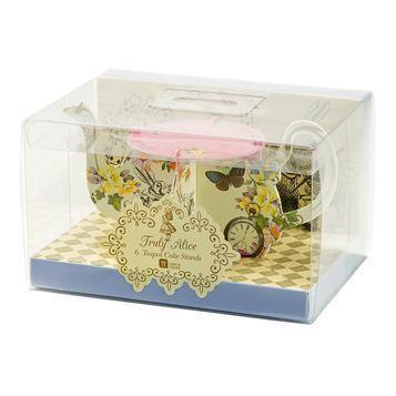 Talking Table Truly Alice Teapot Cake Stands ( Pack of 3) - partyalacarte.co.in