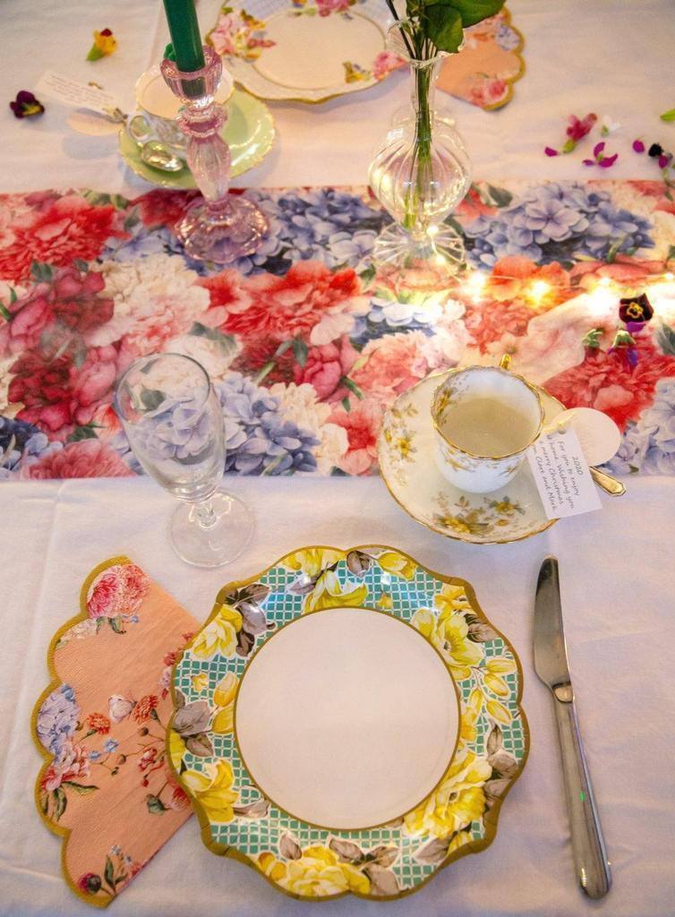 Talking Table Truly Scrumptious Fabric Table Runner - partyalacarte.co.in