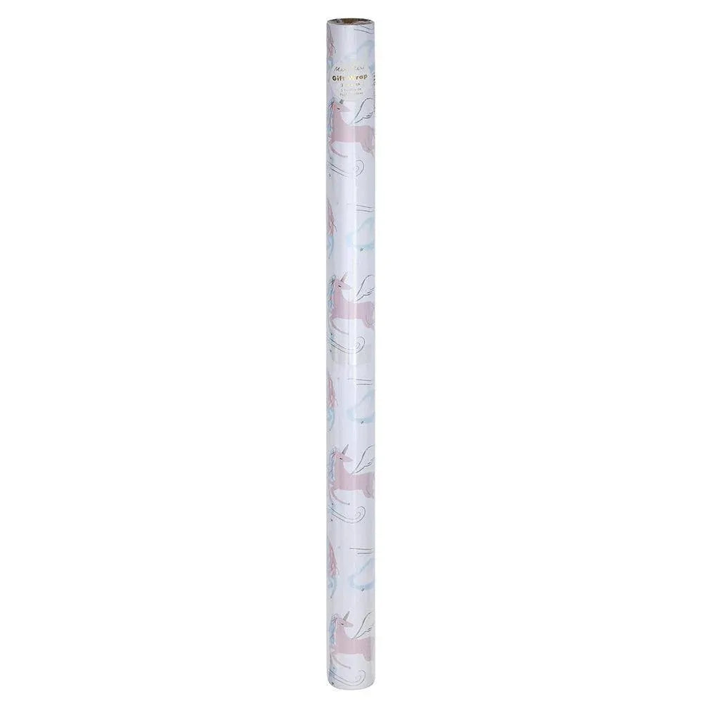 Meri Meri Unicorn Gift Wrap Roll (set of 3 sheets) - partyalacarte.co.in