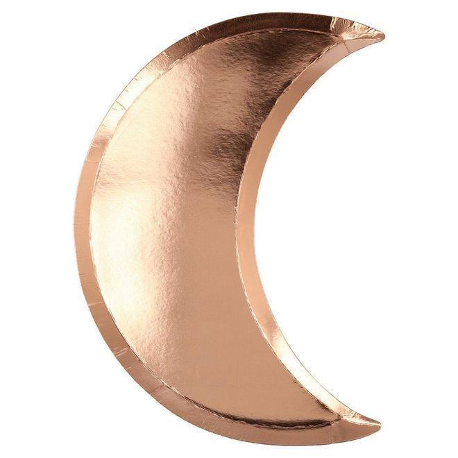 Meri Meri Vintage Halloween Copper Moon Plates (set of 8) - partyalacarte.co.in