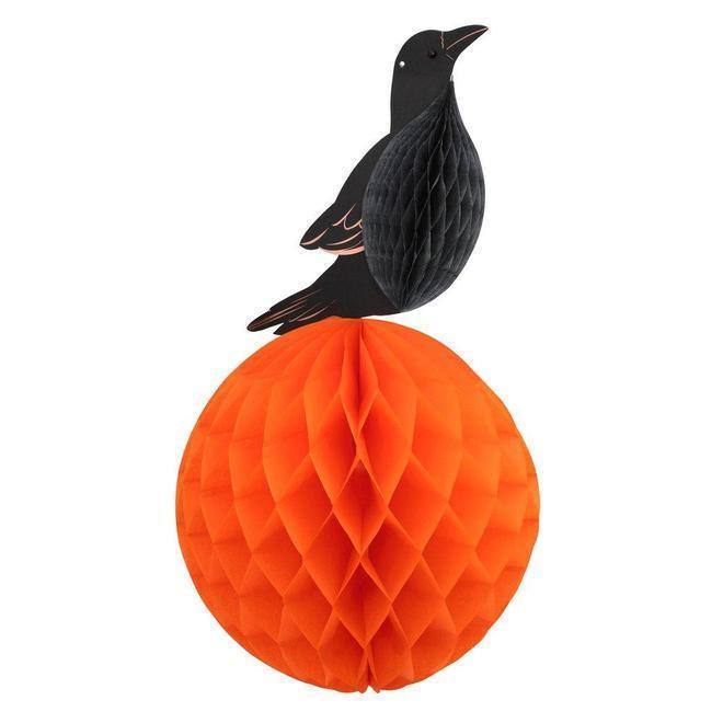 Meri Meri Vintage Halloween Honeycomb Heads (set of 4) - partyalacarte.co.in