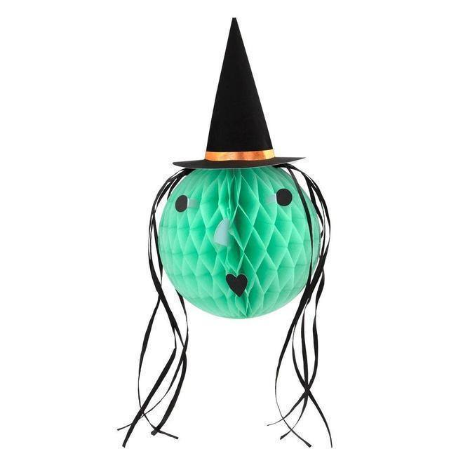 Meri Meri Vintage Halloween Honeycomb Heads (set of 4) - partyalacarte.co.in