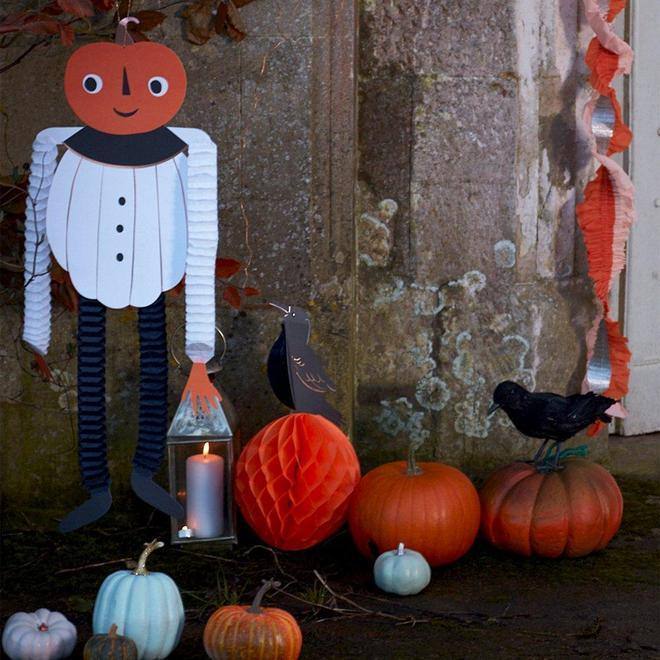 Meri Meri Vintage Halloween Honeycomb Heads (set of 4) - partyalacarte.co.in