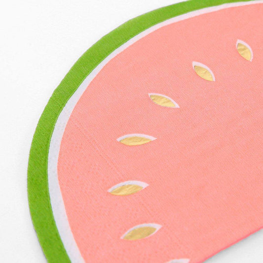 Meri Meri Watermelon Napkins (set of 16) - partyalacarte.co.in