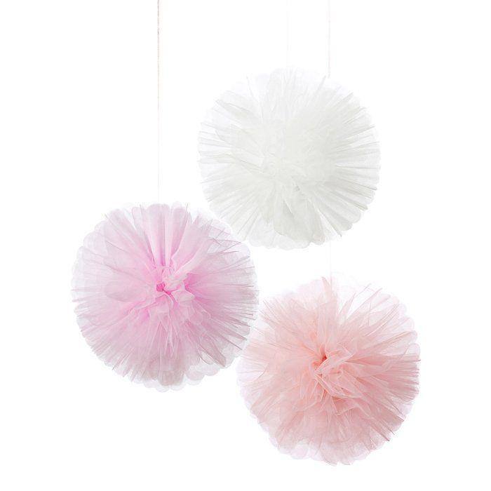 Talking Table We ♥ Pink Pom Poms - partyalacarte.co.in