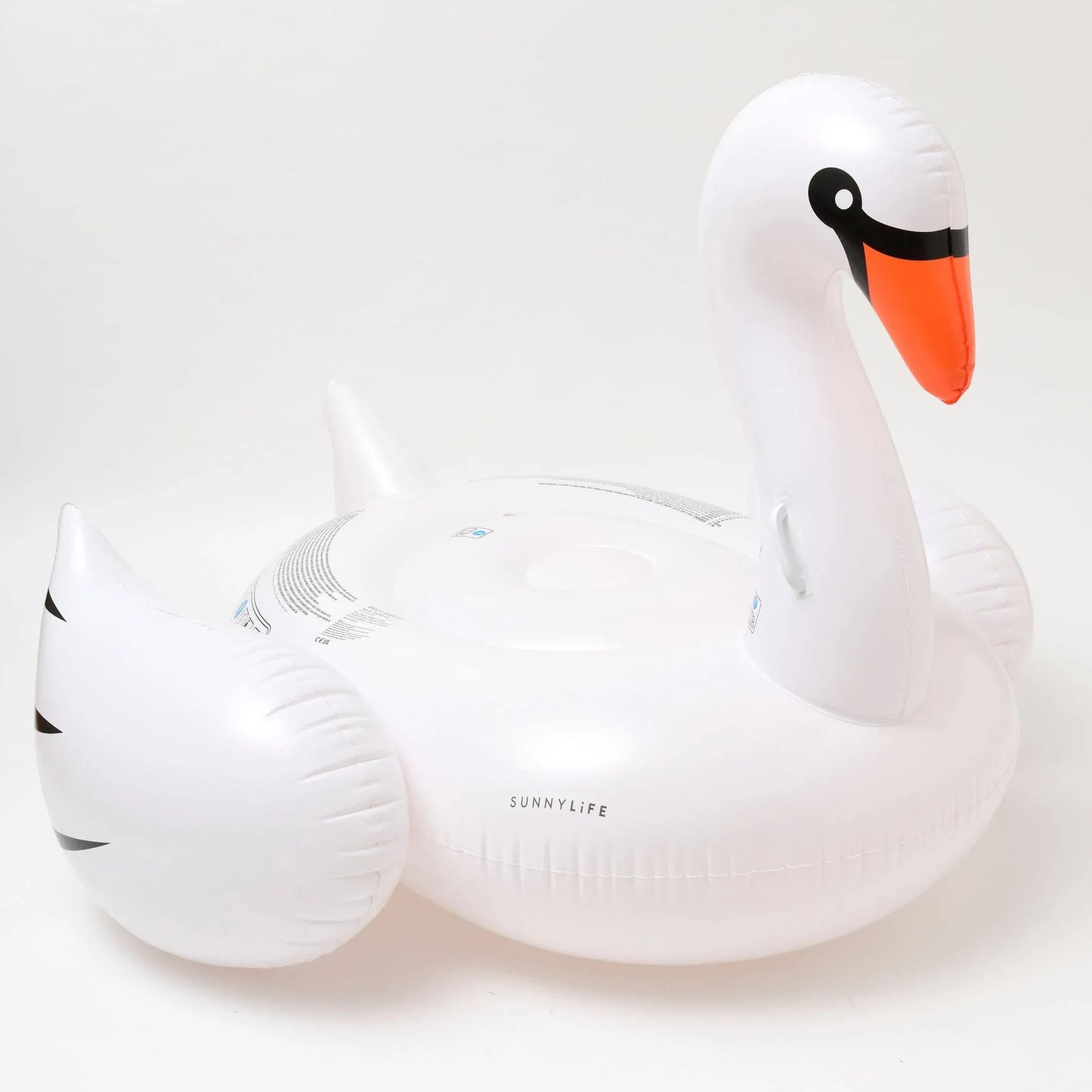 sunnylife White Luxe Ride-On Swan - partyalacarte.co.in