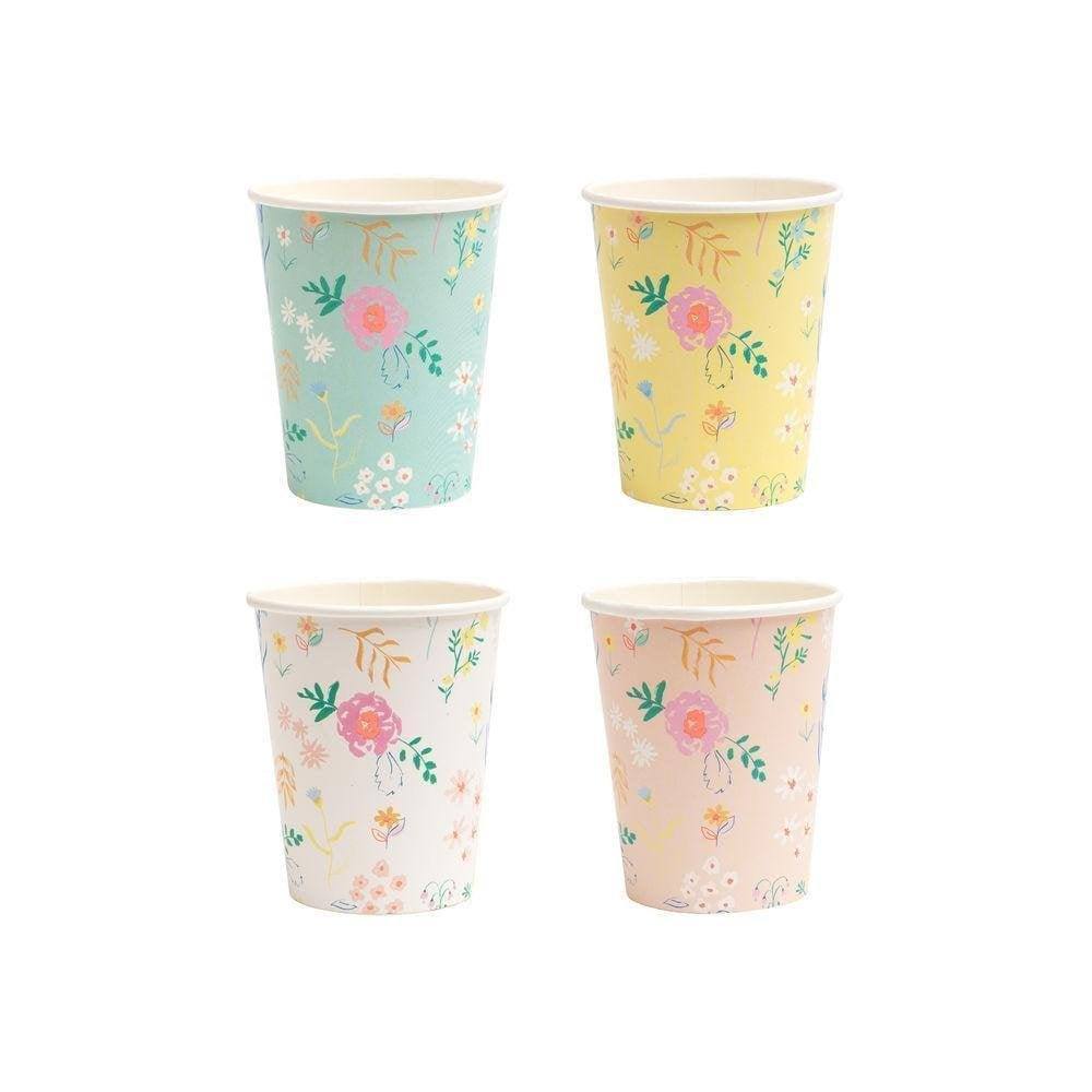 Meri Meri Wildflower Pastel Cups (x12) - partyalacarte.co.in