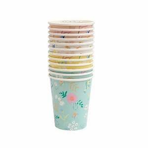 Meri Meri Wildflower Pastel Cups (x12) - partyalacarte.co.in