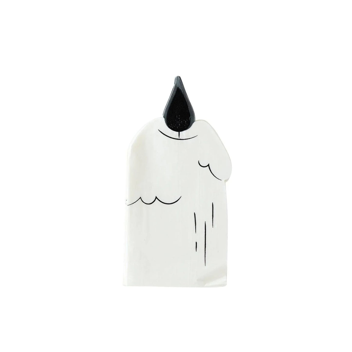 My Minds Eye Witching Hour Candle Shaped Napkin (x24) - partyalacarte.co.in