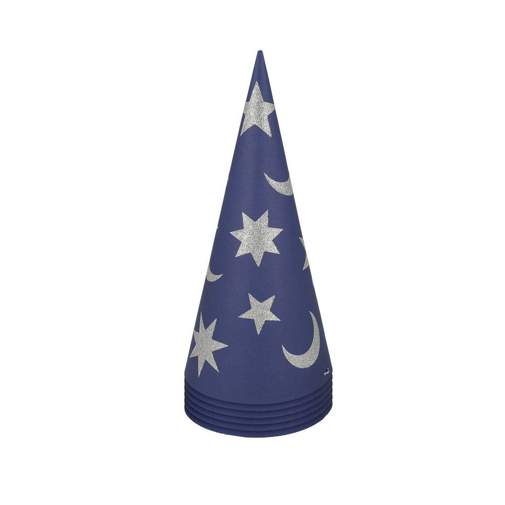 Meri Meri Wizard Party Hats & Wands (x 6) - partyalacarte.co.in
