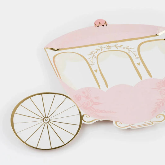 Princess Carriage Plates (x 8)