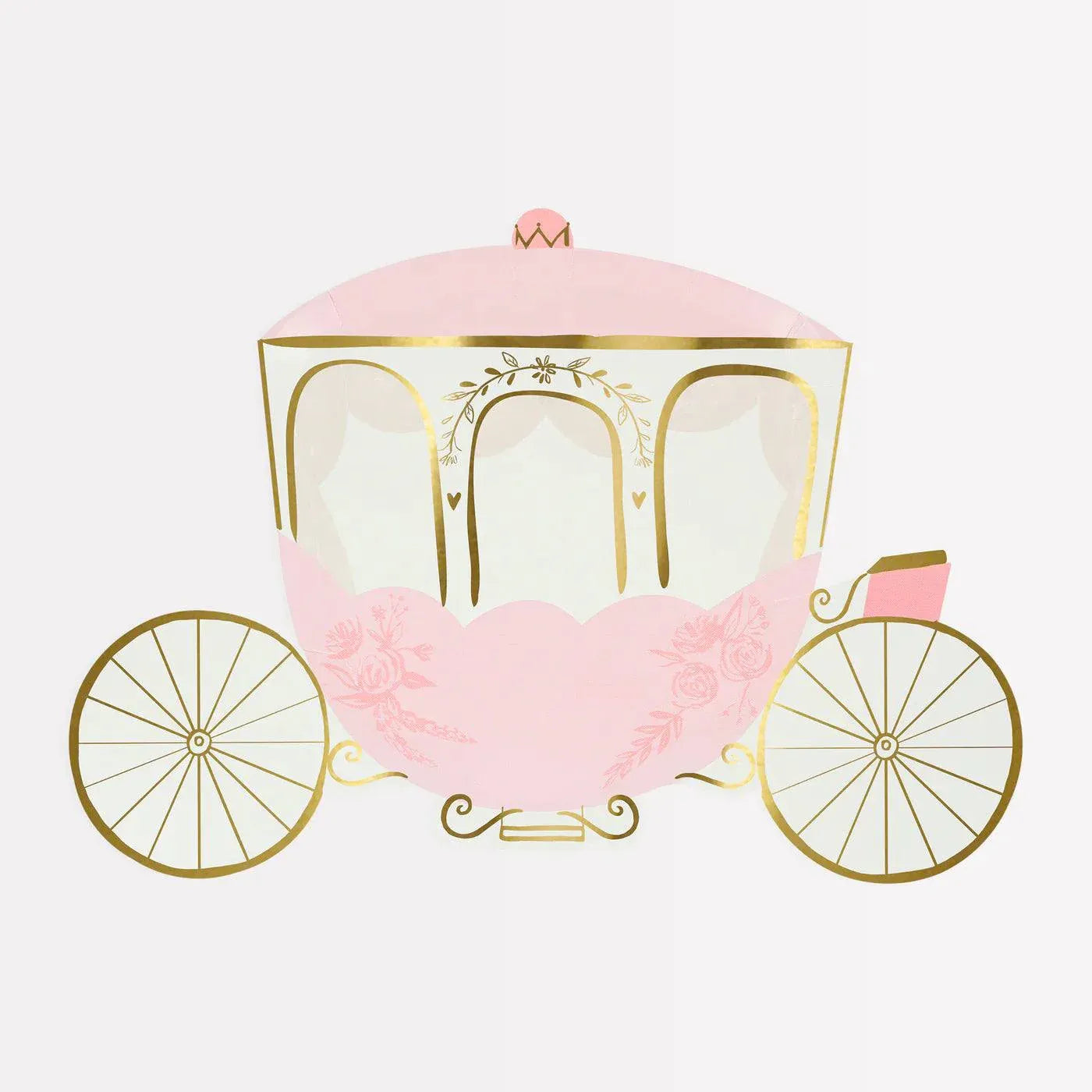 Princess Carriage Plates (x 8)