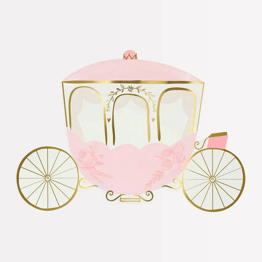 Princess Carriage Plates (x 8)