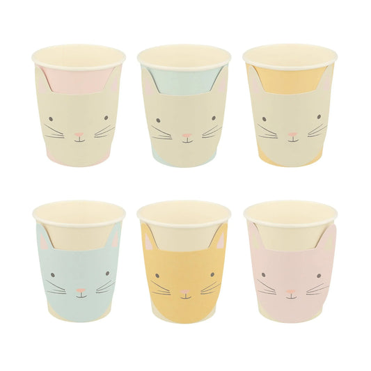 partyalacarte.co.in Cute Kitten Cups (x8) - partyalacarte.co.in