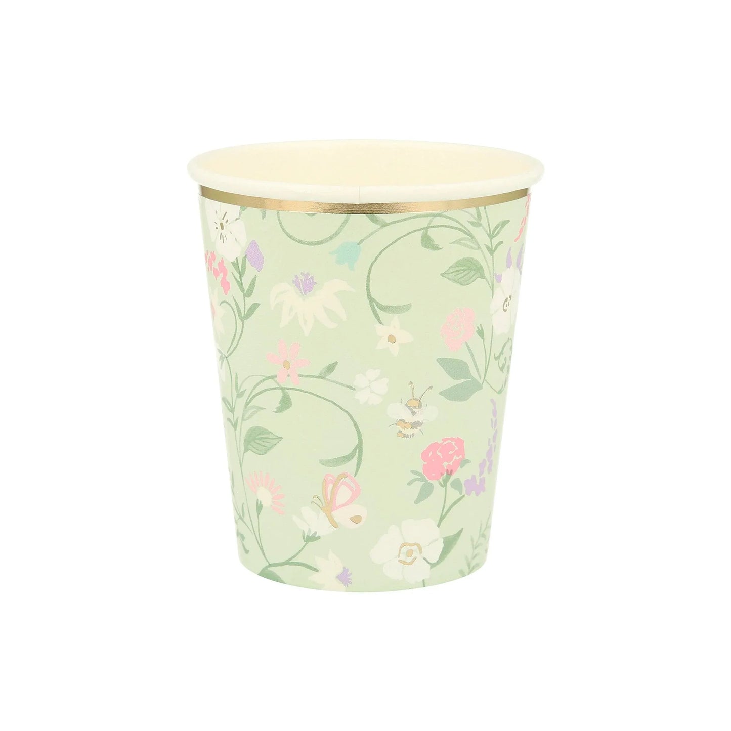 Meri Meri Ladurée Paris Floral Cups (x8) - partyalacarte.co.in