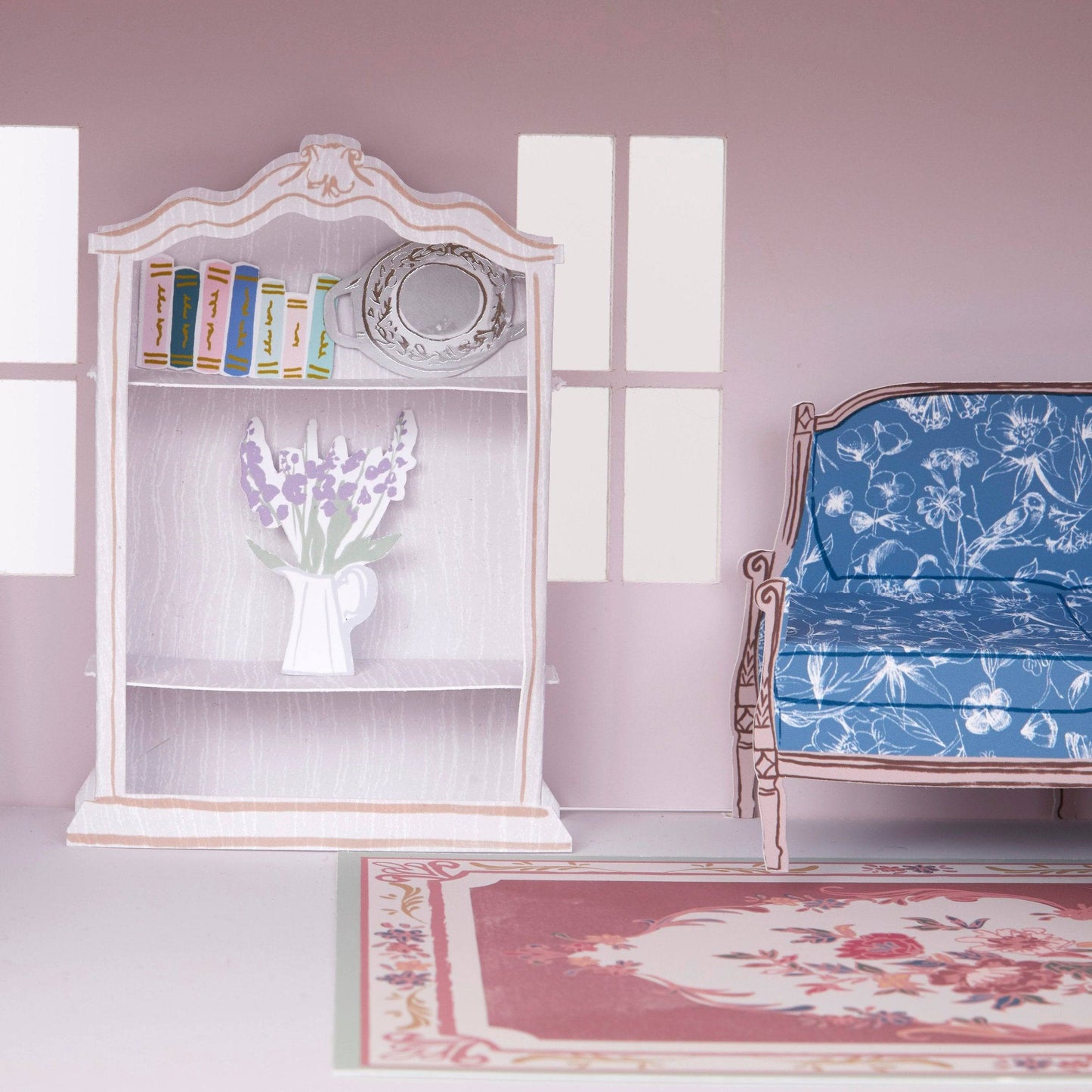 Meri Meri Mini Paper Dolls House - partyalacarte.co.in
