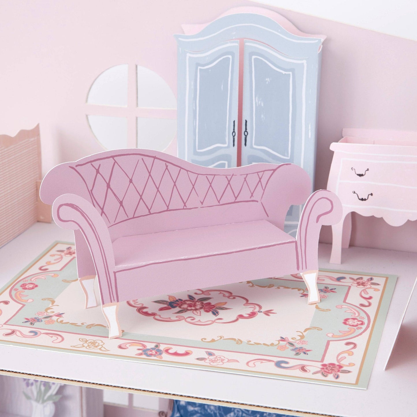 Meri Meri Mini Paper Dolls House - partyalacarte.co.in