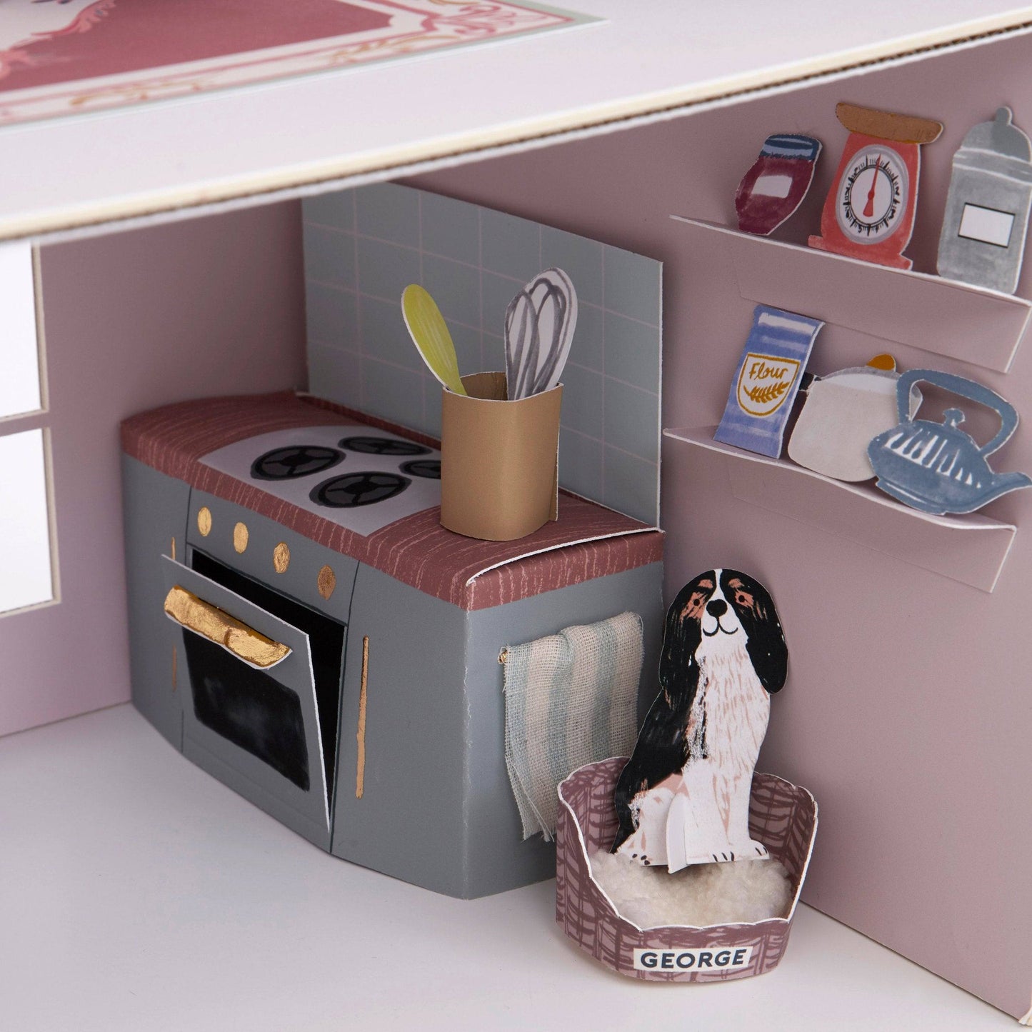 Meri Meri Mini Paper Dolls House - partyalacarte.co.in