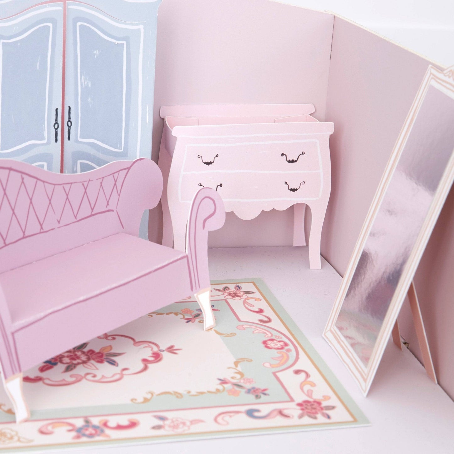 Meri Meri Mini Paper Dolls House - partyalacarte.co.in