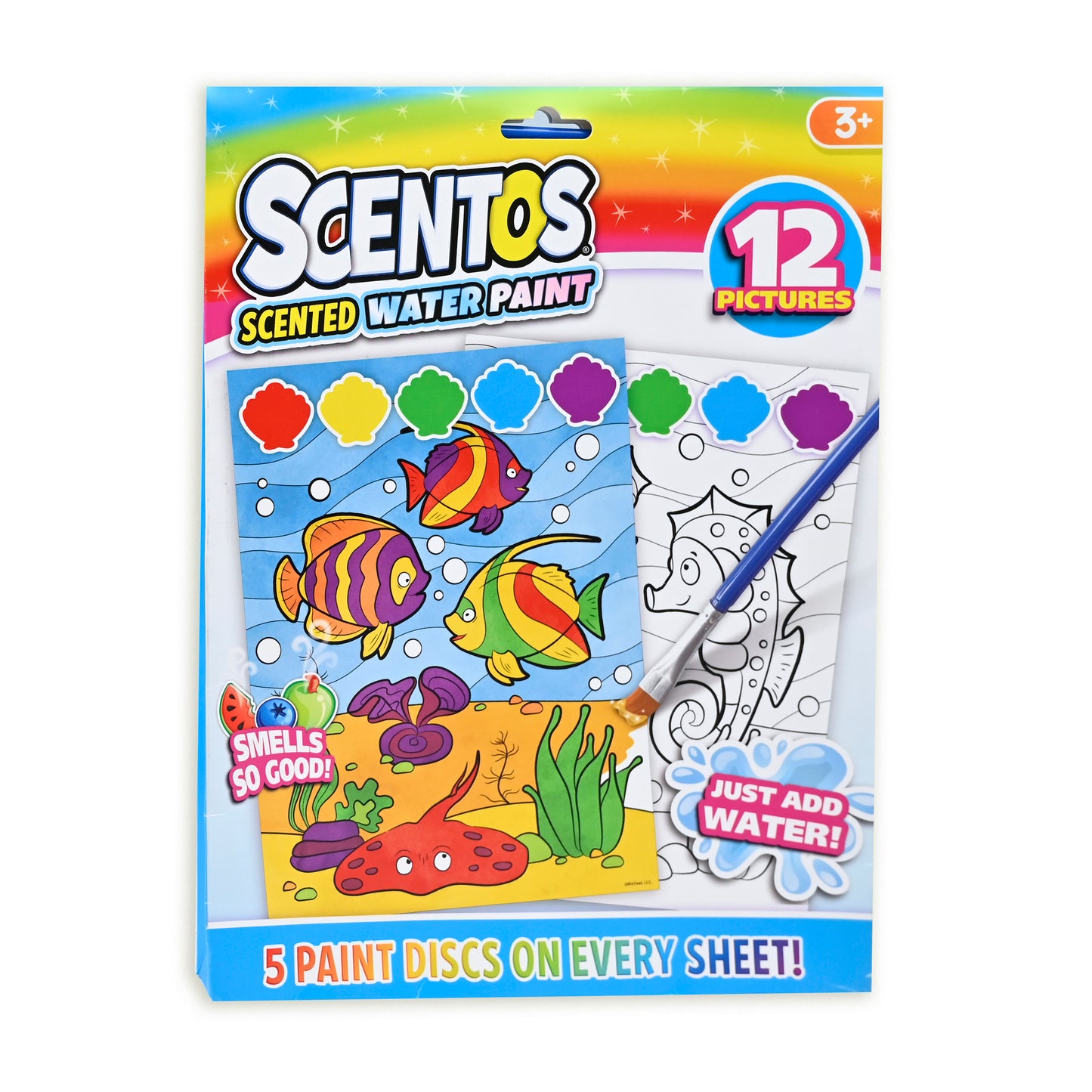 Scentos Magic Painting Pictures, 12 Sheets