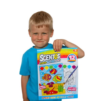 Scentos Magic Painting Pictures, 12 Sheets