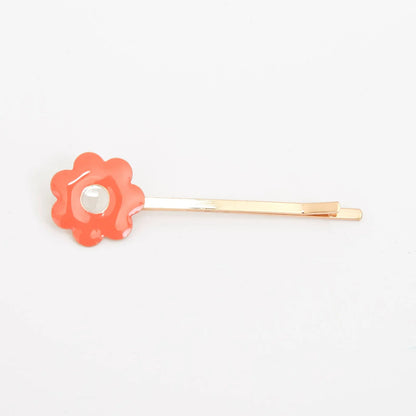 Daisy Enamel Hair Slides | Set of 6