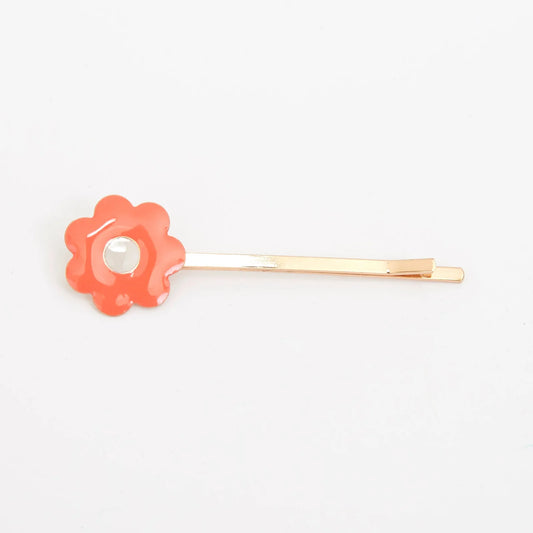 Daisy Enamel Hair Slides | Set of 6